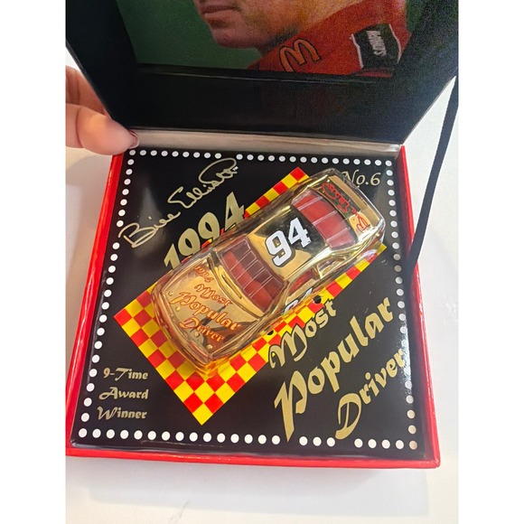 Matchbox Super Stars Awards 1994 Bill Elliott Most Popular Driver Collectible - Picture 7 of 8